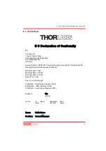 Предварительный просмотр 63 страницы THORLABS T-Cube NanoTrak TNA001/IR User Manual