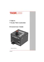 Preview for 1 page of THORLABS T-Cube TTC001 User Manual