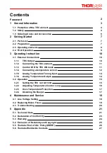 Preview for 3 page of THORLABS TED200C Operation Manual