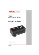 THORLABS TLD001 Kinesis User Manual preview