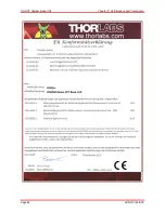 Предварительный просмотр 52 страницы THORLABS VEG200 Series User Manual