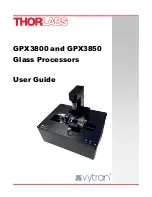 THORLABS vytran GPX3800 User Manual preview