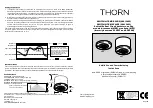 Preview for 1 page of Thorn SWITCHLITE MRE SLD2 Installation And Commissioning Instructions