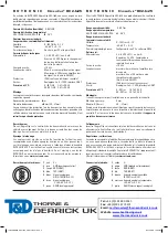 Preview for 2 page of Thorne & Derrick Rotronic HygroClip HC2-Ix25 Quick Start Manual