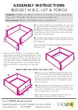 Preview for 7 page of Thorne BEES ON A BUDGET W.B.C. BEEHIVE Assembly Instruction Manual