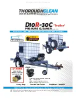 Предварительный просмотр 2 страницы ThoroughClean D10R-30C Trailer Operator'S Manual