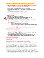 Preview for 12 page of ThoroughClean P13C-36C Operator'S Manual