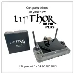 Preview for 2 page of Thor’s Drone World LIFTHOR RC PRO PLUS User Manual