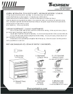 Preview for 4 page of Thorsen 413890-C User Manual