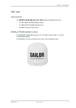 Предварительный просмотр 11 страницы Thrane&Thrane SAILOR 150 User Manual