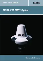 Thrane&Thrane SAILOR 6110 Installation Manual preview