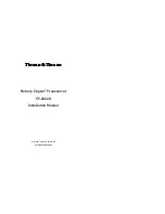 Thrane&Thrane tt-3022d Installation Manual preview