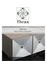 Thrax Audio Heros Operating Manual предпросмотр