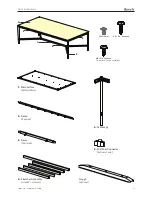 Предварительный просмотр 2 страницы three h Hook Up Community Table Instructions Manual