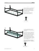 Предварительный просмотр 6 страницы three h Hook Up Community Table Instructions Manual