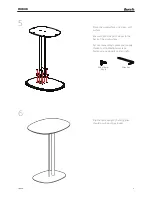 Preview for 4 page of three h Hubub Table Instructions