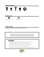 Предварительный просмотр 2 страницы three h UNITE + CENTER PEDESTAL Instructions