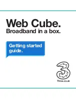 Three Web Cube Getting Started Manual preview