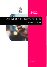 Three ZTE MC801A User Manual preview