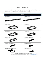 Предварительный просмотр 2 страницы threeposts TRT-LS-1OAK Manual