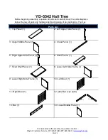 Предварительный просмотр 2 страницы threeposts YD-5542 Product Instructions