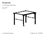 Preview for 1 page of Threshold 009050410 Assembly Instructions Manual