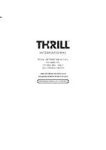 Preview for 21 page of THRILL CUBE User And Maintenance Manual