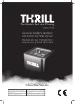 Preview for 1 page of THRILL VORTEX F1-PRO User And Maintenance Manual