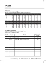 Preview for 2 page of THRILL VORTEX F1-PRO User And Maintenance Manual