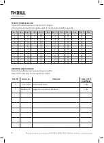 Preview for 18 page of THRILL VORTEX F1-PRO User And Maintenance Manual