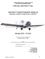 Thrush Aircraft S2R-R1340 Maintenance Manual preview