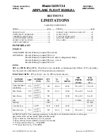 Preview for 6 page of THRUSH S2R-T34 Airplane Flight Manual