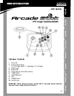 Thrustmaster Arcade Stick User Manual preview