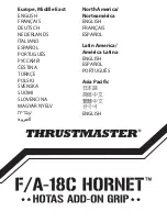 Thrustmaster F/A-18C HORNET User Manual preview