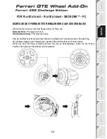 Предварительный просмотр 14 страницы Thrustmaster Ferrari 458 Challenge Edition User Manual