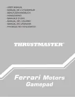 Preview for 1 page of Thrustmaster FERRARI MOTORS User Manual