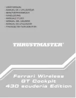 Thrustmaster FERRARI WIRELESS GT COCKPIT 430 scuderia Edition User Manual preview