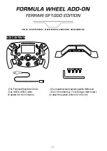 Preview for 2 page of Thrustmaster Formula Wheel Add-On Ferrari SF1000 Edition Manual