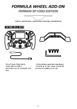 Preview for 14 page of Thrustmaster Formula Wheel Add-On Ferrari SF1000 Edition Manual