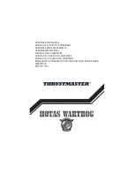 Предварительный просмотр 1 страницы Thrustmaster HOTAS WARTHOG Hardware User Manual