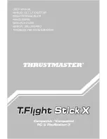 Preview for 1 page of Thrustmaster T Flight Stick X User Manual