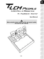 Preview for 2 page of Thrustmaster T-LCM Pedals User Manual