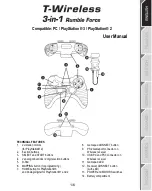 Preview for 2 page of Thrustmaster T-WIRELESS 3-IN-1 RUMBLE FORCE User Manual