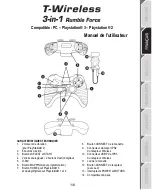 Preview for 8 page of Thrustmaster T-WIRELESS 3-IN-1 RUMBLE FORCE User Manual