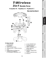 Preview for 14 page of Thrustmaster T-WIRELESS 3-IN-1 RUMBLE FORCE User Manual