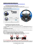 Предварительный просмотр 2 страницы Thrustmaster T150 Manual