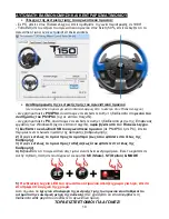 Предварительный просмотр 10 страницы Thrustmaster T150 Manual