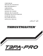 Preview for 1 page of Thrustmaster T3PA-PRO User Manual