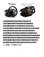 Thrustmaster T500 RS Manual preview