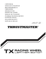 Thrustmaster TX Leather Edition User Manual preview